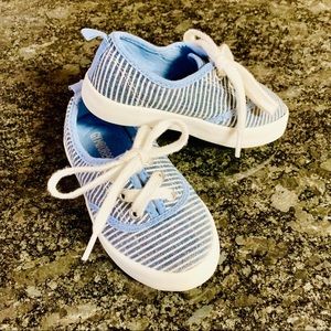 Gymboree Chambray Nautical Shoe Sz 7 EUC